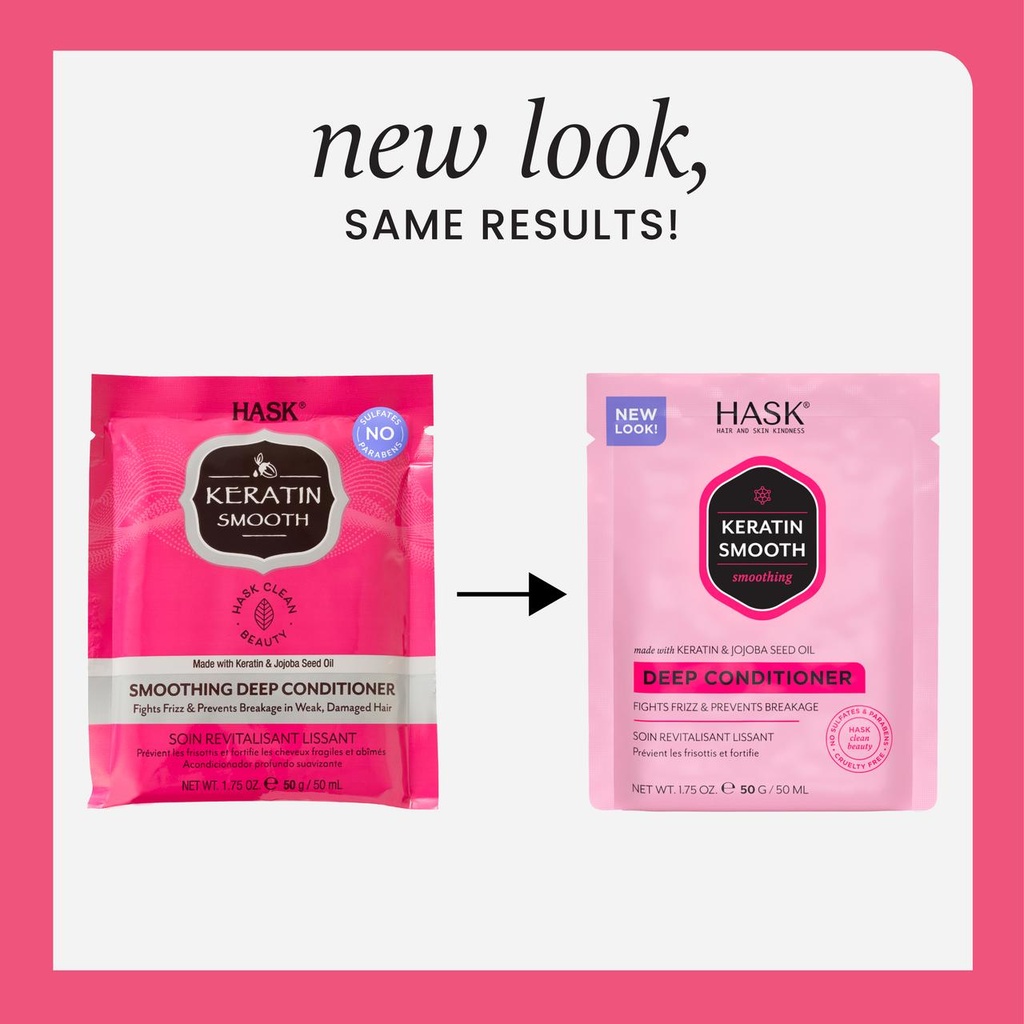 Keratin Smooth Smoothing Deep Conditioner Packet 50 g