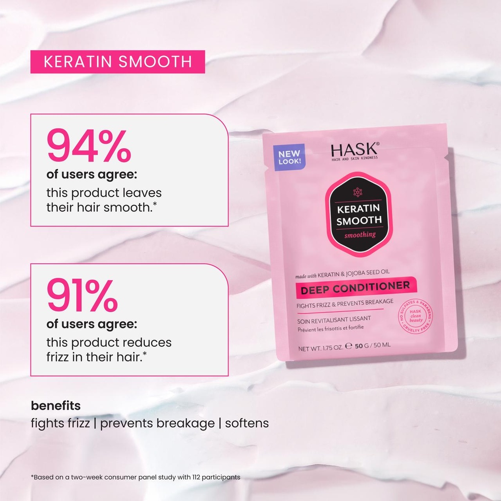 Keratin Smooth Smoothing Deep Conditioner Packet 50 g