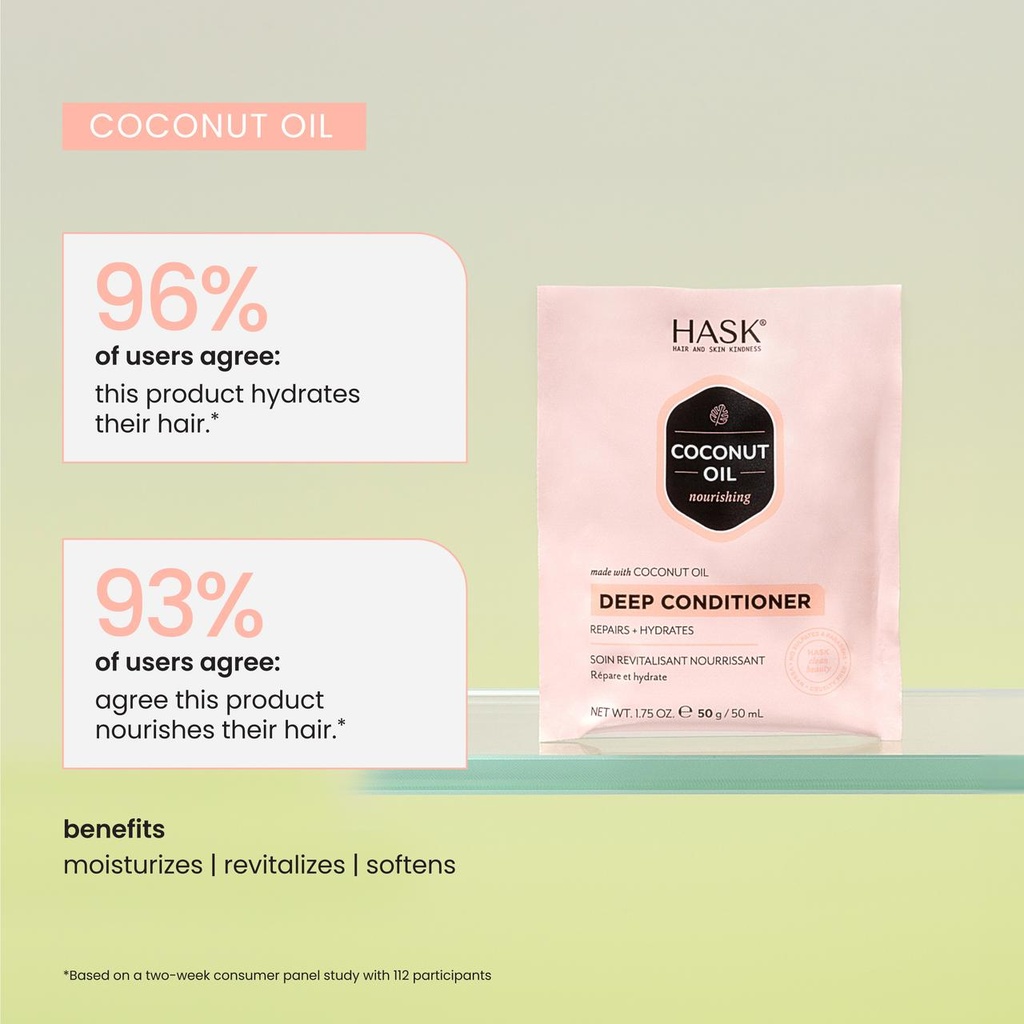 Coconut Oil Nourishing Deep Conditioner Packet 50 g