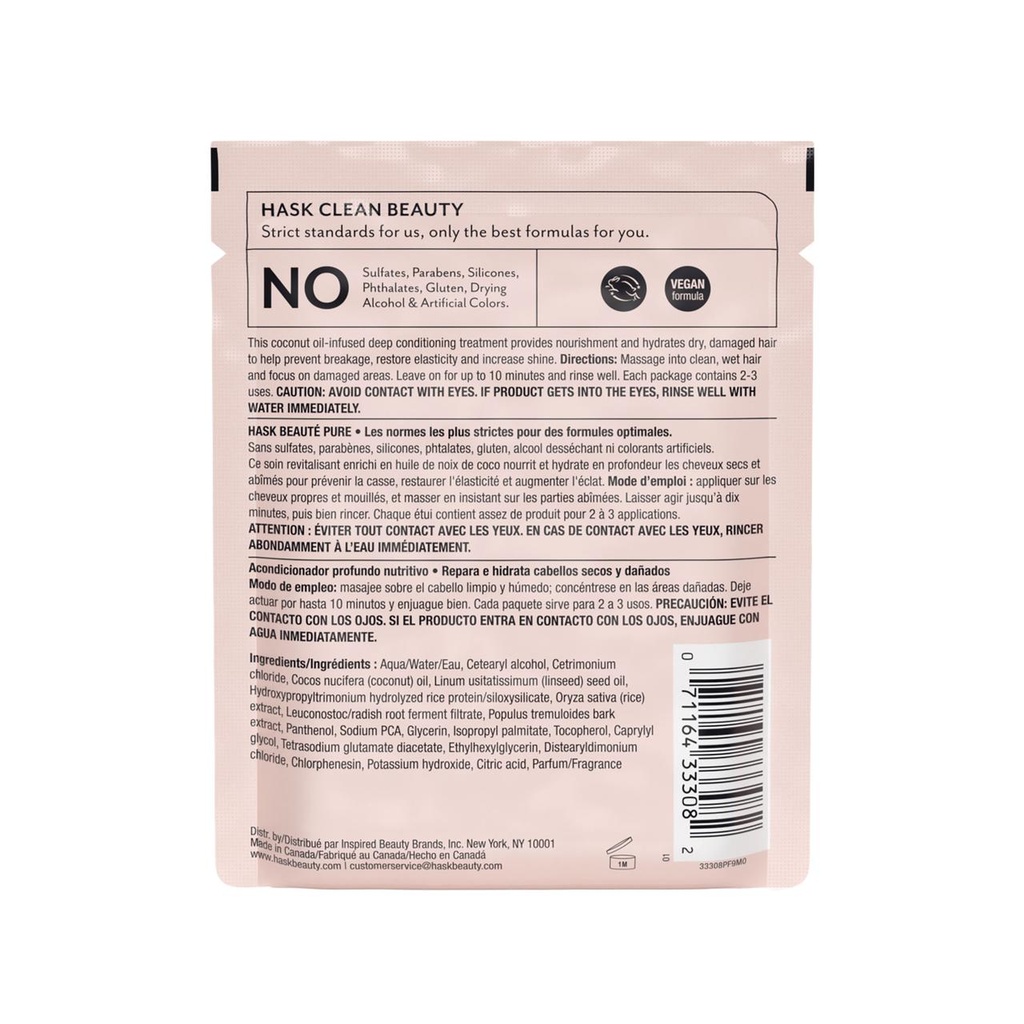 Coconut Oil Nourishing Deep Conditioner Packet 50 g