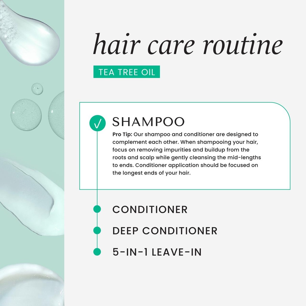 Tea Tree Oil & Rosemary Invigorating Shampoo 355 ml