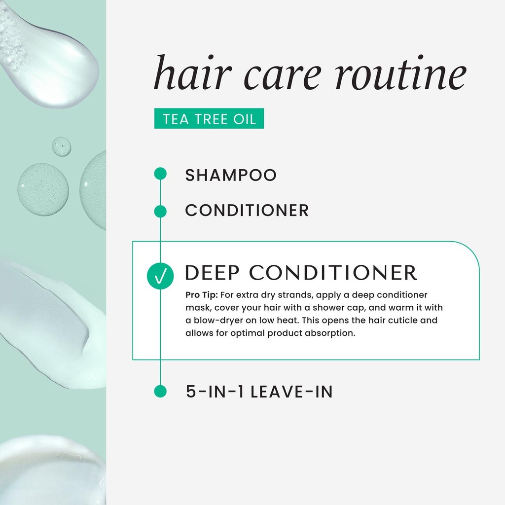 Tea Tree Oil & Rosemary Hair & Scalp  Mask 50g 