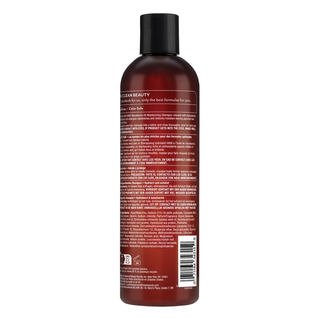 MACADAMIA OIL SHAMPOO .355 ML